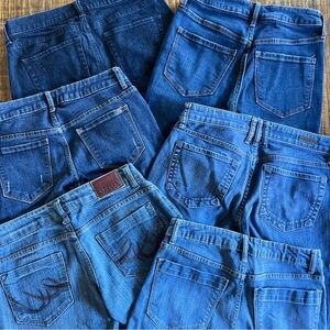 Group of 6 Jeans - Size 2